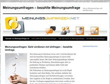 Tablet Screenshot of meinungsumfragen.net